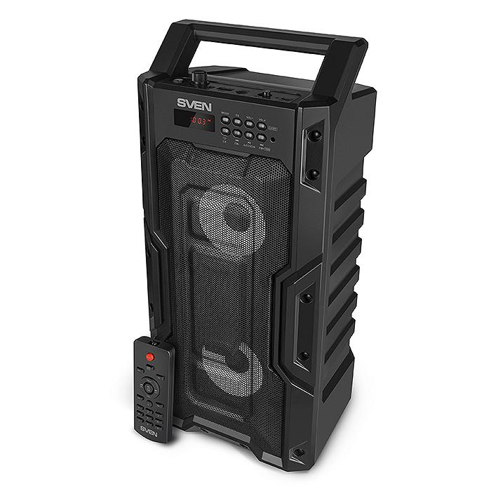 Колонка SVEN PS-435 Black 20W TWS Bluetooth FM USB microSD LED-display RC 2x2000mA*h), фото №10