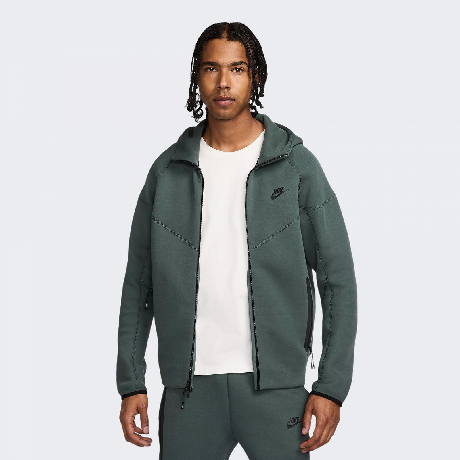 Свитшот Nike Sportswear Tech Fleece Windrunner Зеленый S, фото №1