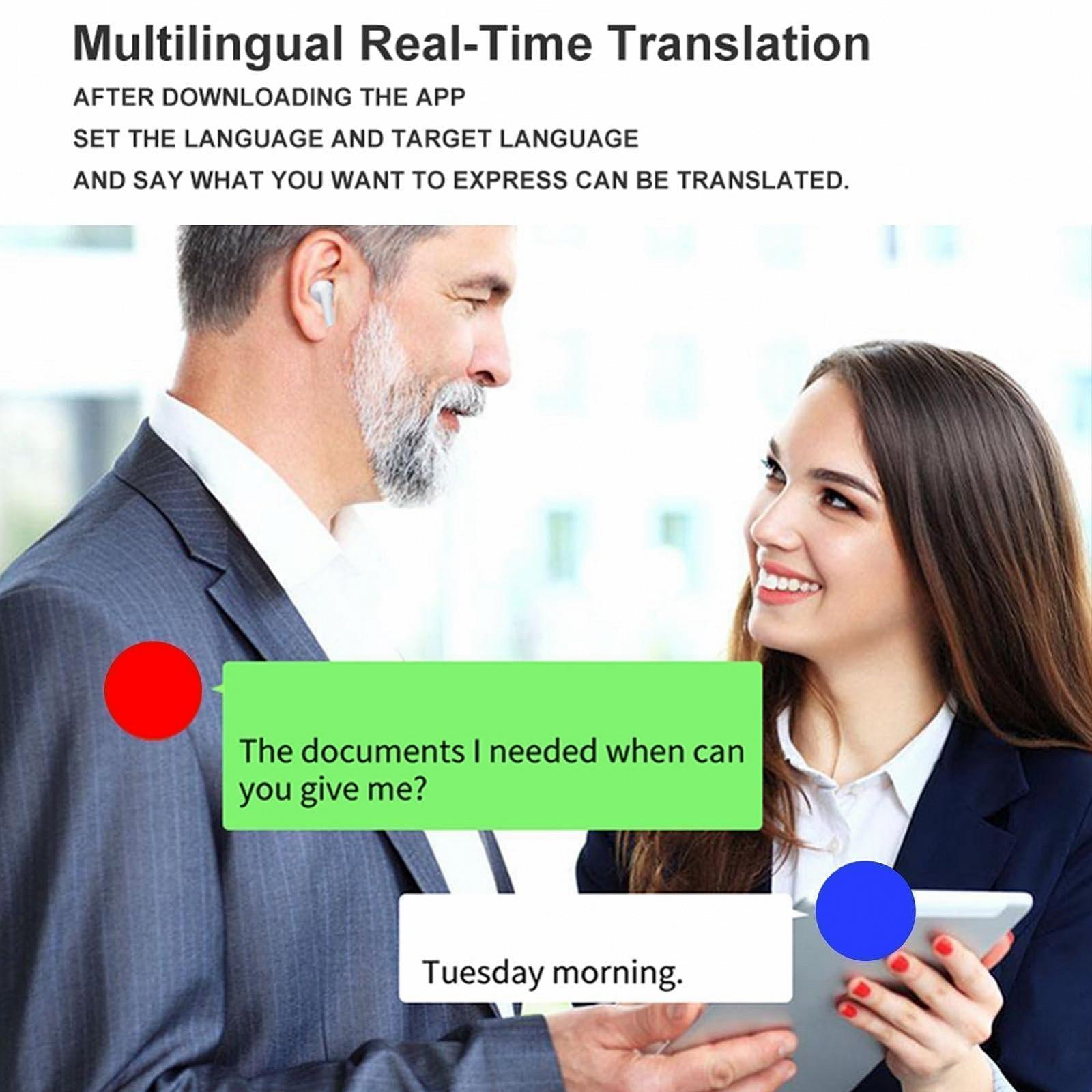 Навушники-перекладачі Cyrank, Bluetooth, підтримка перекладу 144 мовами, фото №3 Навушники-перекладачі Cyrank, Bluetooth, підтримка перекладу 144 мовами, фото №3