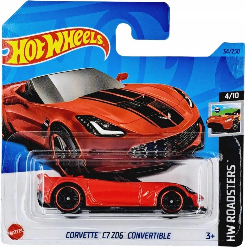 Hot Wheels Corvette C7 Z06 Convertible HW Roadsters 5/5 2019 (095/250) Short Card, фото №3 Hot Wheels Corvette C7 Z06 Convertible HW Roadsters 5/5 2019 (095/250) Short Card, фото №3