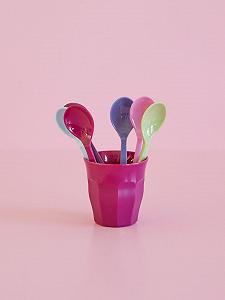 Ложка чайная Rice Меламин Набор из 6 штук Разноцветный synthetic.ua - Фото 1