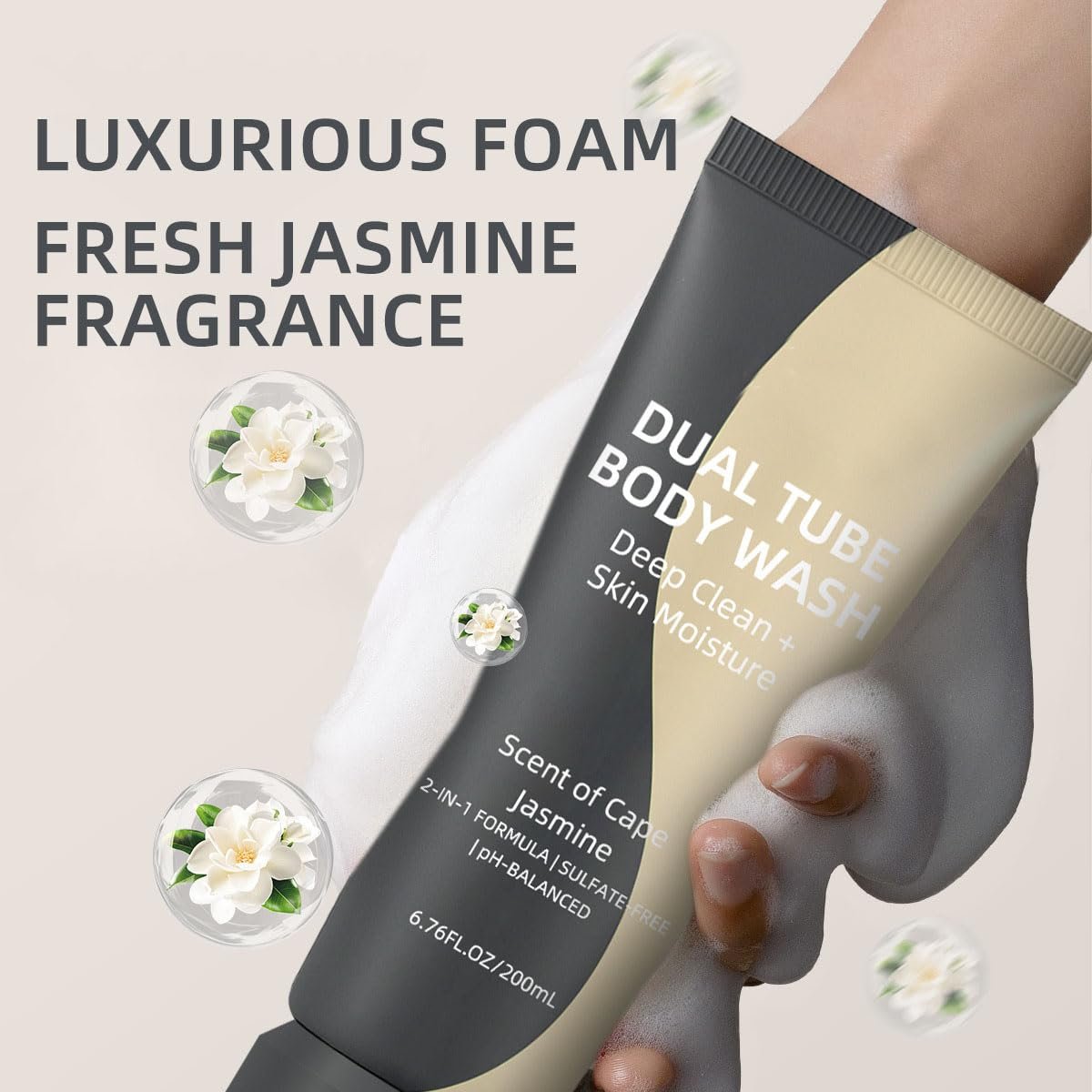Гель для душу Jasmine зволожуючий делікатний 200 г, фото №6