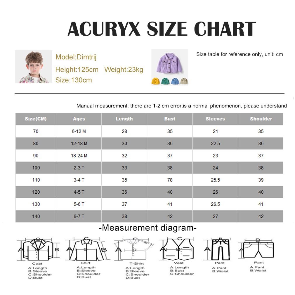 Джинсовая куртка Acuryx для малышей, девочек и мальчиков, фото №2 Джинсовая куртка Acuryx для малышей, девочек и мальчиков, фото №2