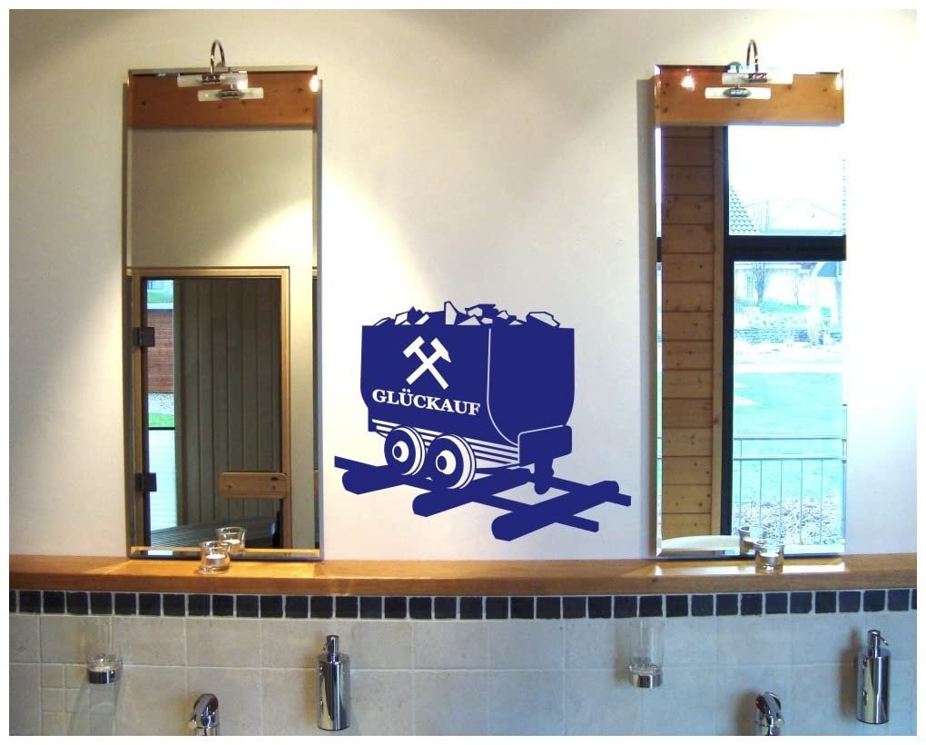 Наклейка на стіну Samunshi Gelsenkirchen Bottrop Ruhrpott Ruhr Area Schalke Oberhausen 60 x 49 см Чорний, фото №3