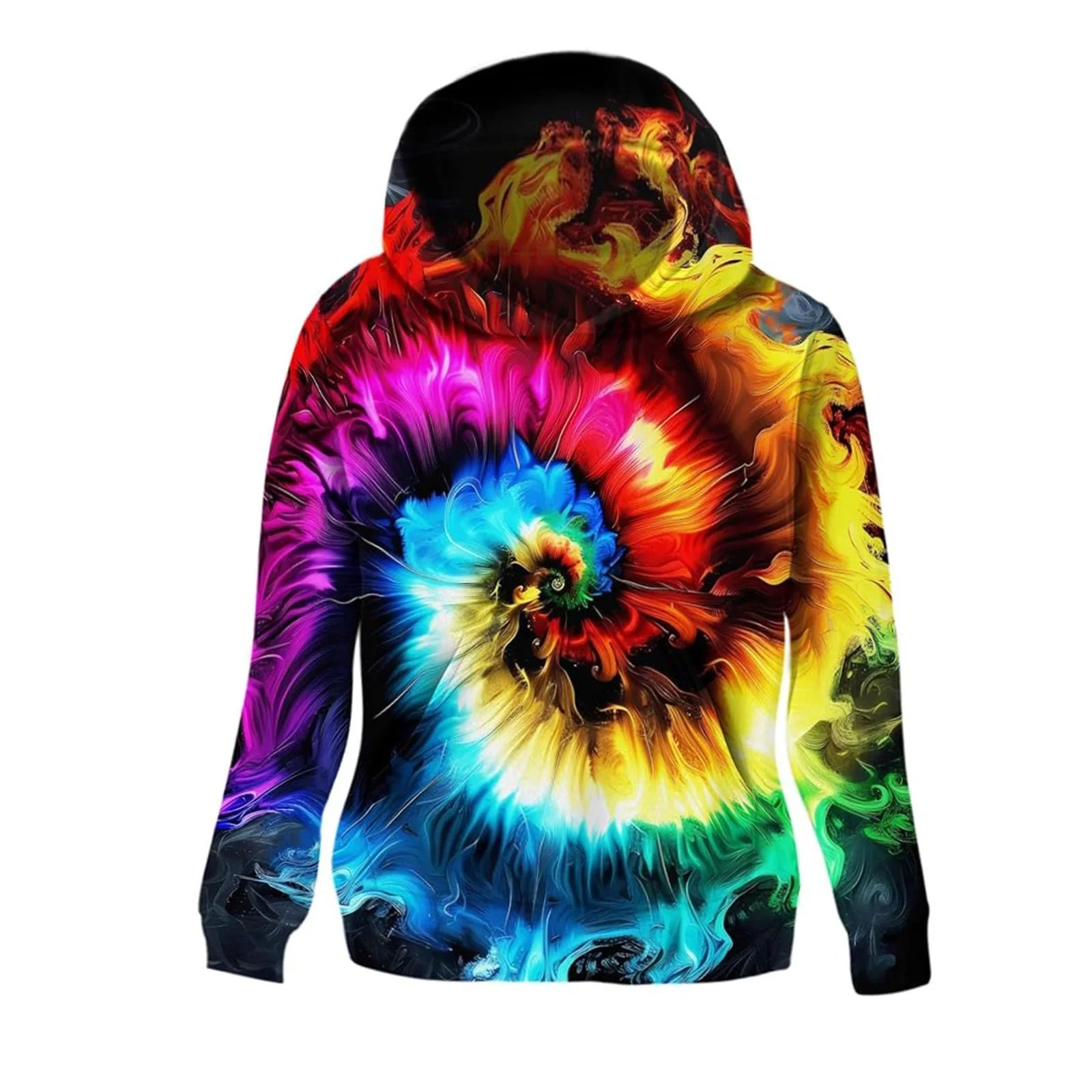 Худи Generisch Детский Радужная Спираль Художественный Принт Толстовка для Мальчиков и Девочек Уличный Стиль Яркие Цвета, фото №1 Худи Generisch Детский Радужная Спираль Художественный Принт Толстовка для Мальчиков и Девочек Уличный Стиль Яркие Цвета, фото №1