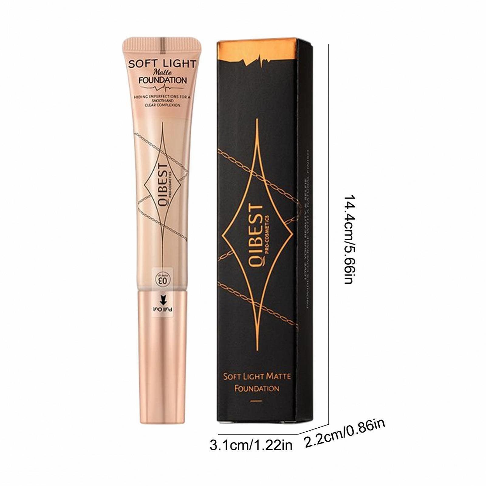 Консилер Fulenyi для очей, зволожуючий, з аплікатором, повне покриття, висока пігментація, матовий фініш, фото №4