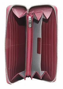 Кошелек кожаный Esquire Viktoria RFID 19 см, бордовый synthetic.ua - Фото 1