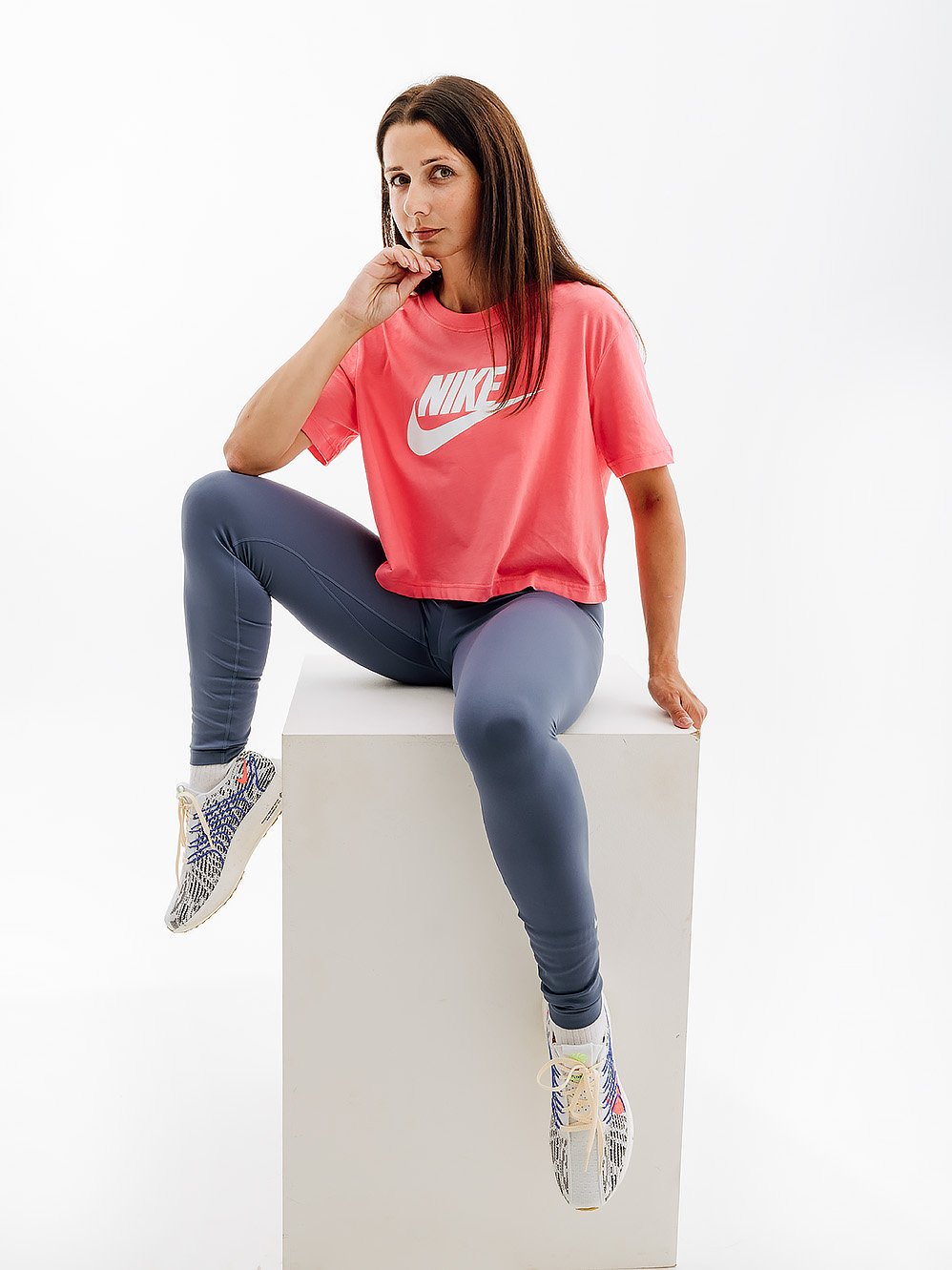 Футболка Nike W NSW TEE ESSNTL CRP ICN FTR L, фото №4