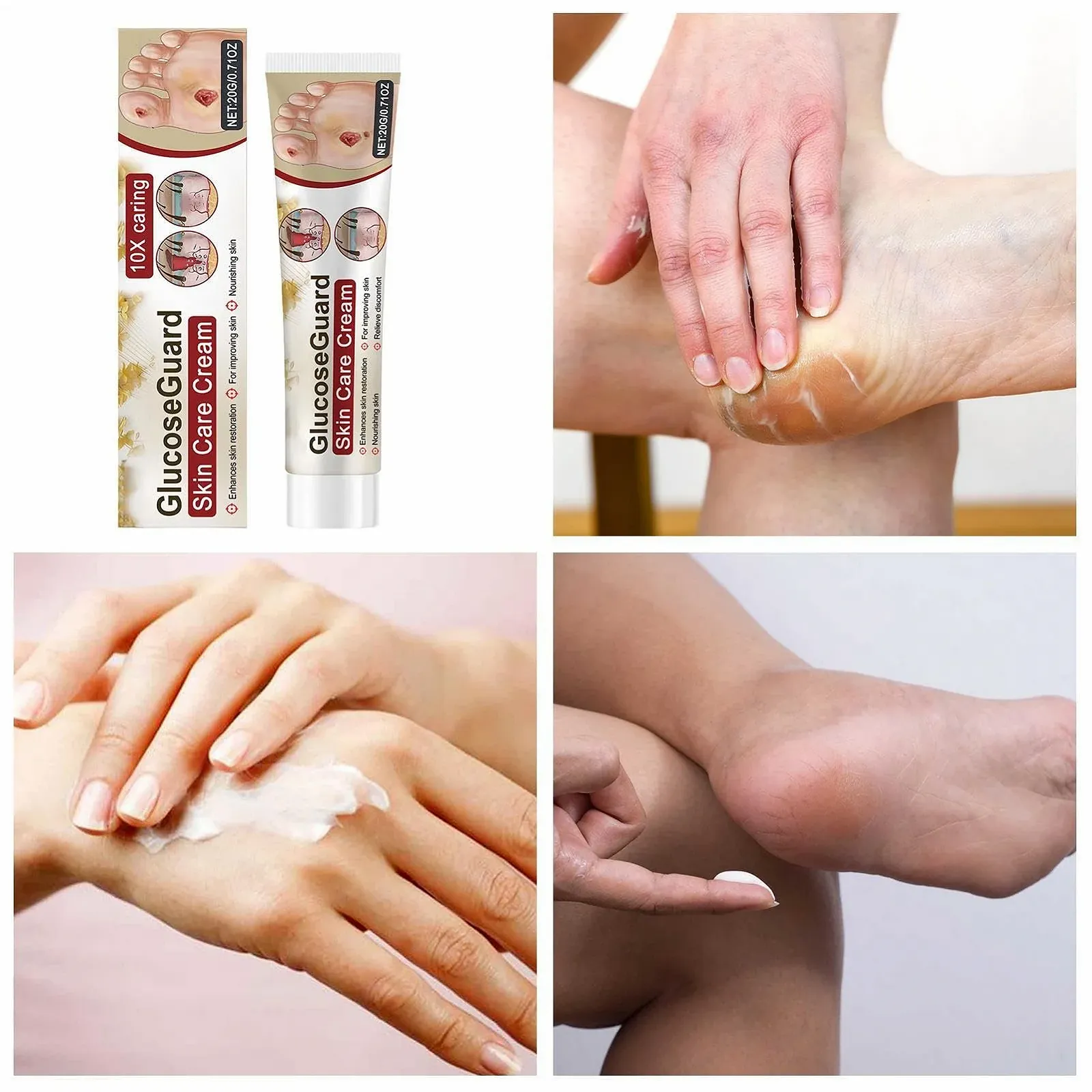 Крем для ног Cracked Feet увлажняющий для сухой и потрескавшейся кожи для мужчин и женщин, фото №7