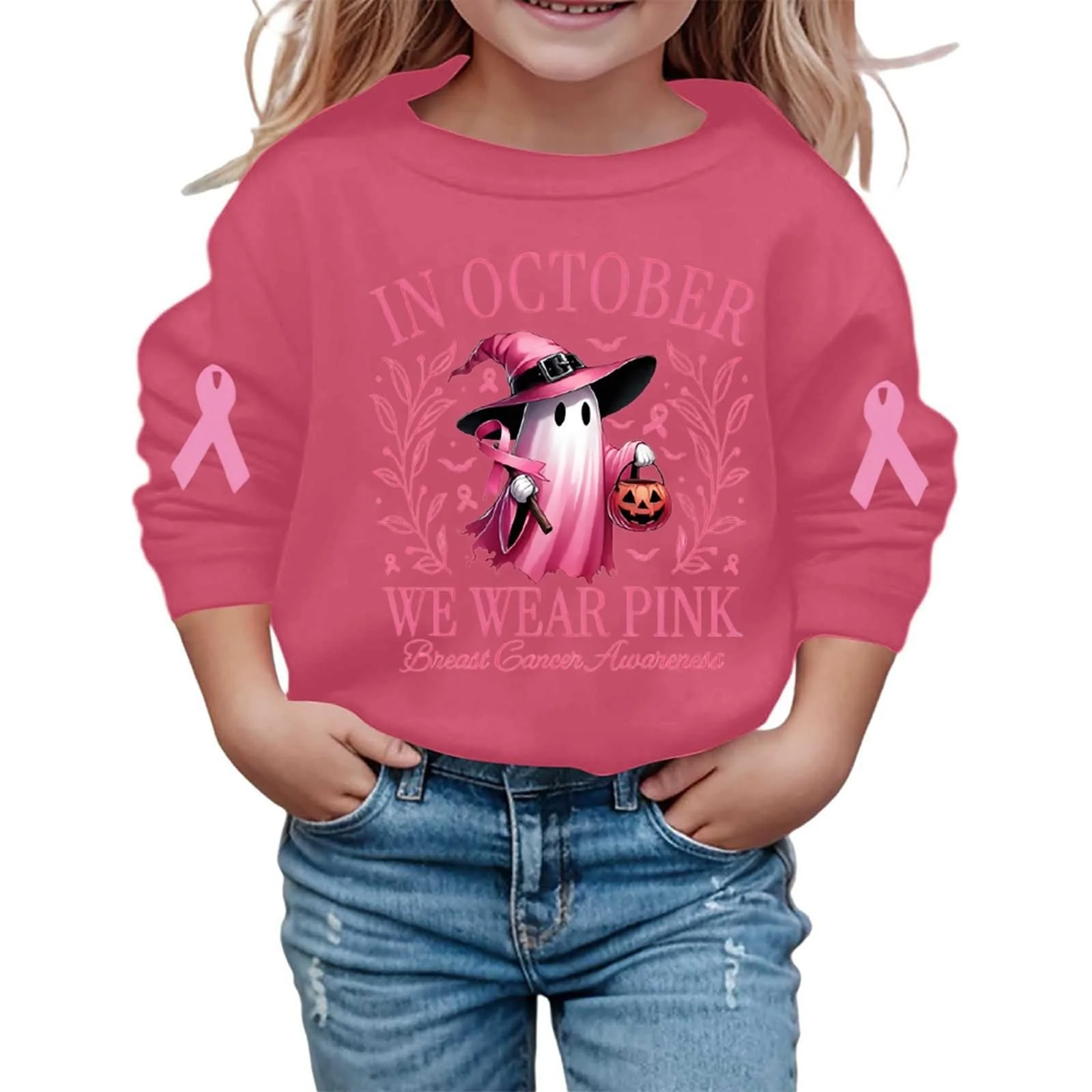 Пуловер Модний з милим принтом на Хелловін, фото №1