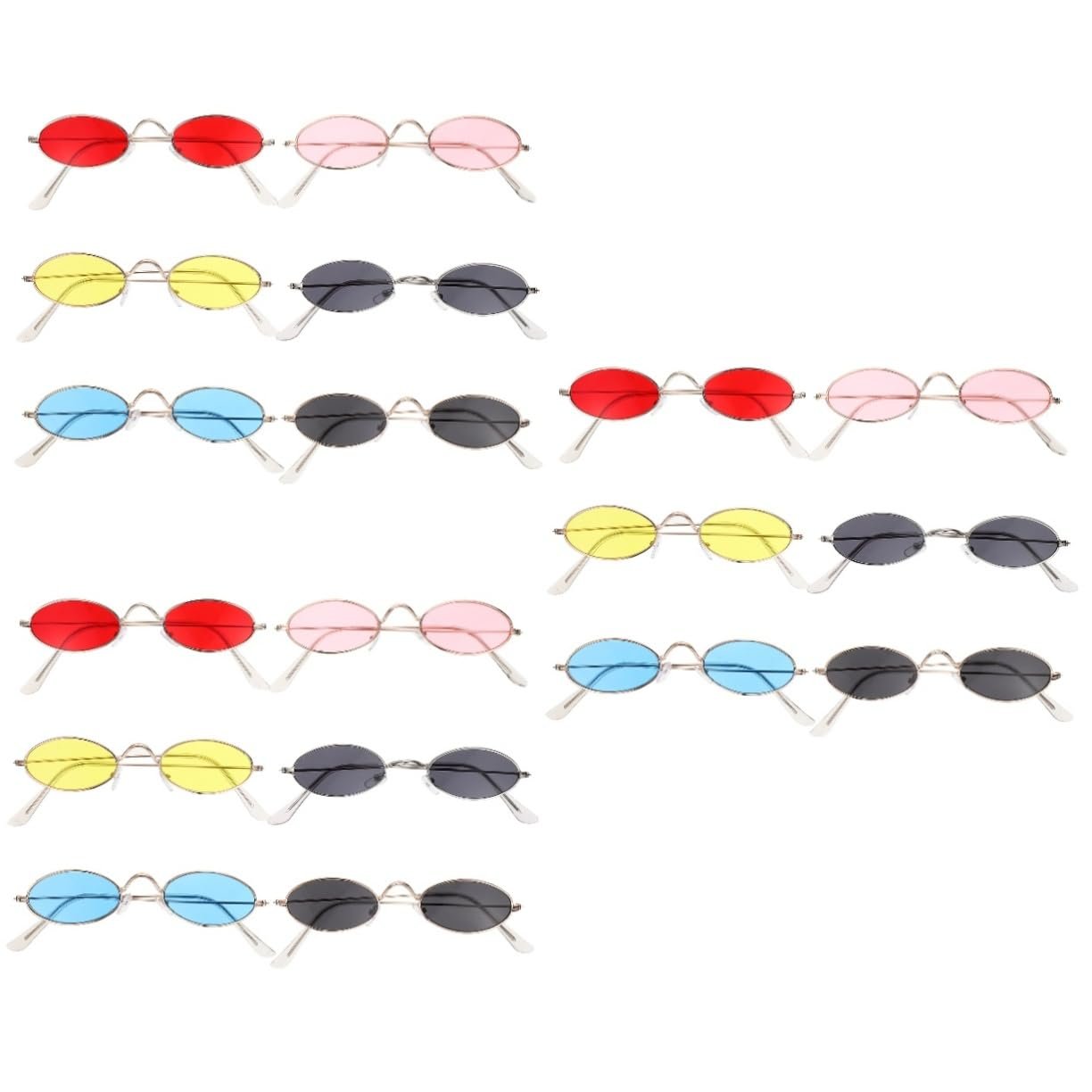 Набір сонцезахисних окулярів PACKOVE 3 шт. У стилі ретро-вінтаж, фото №1