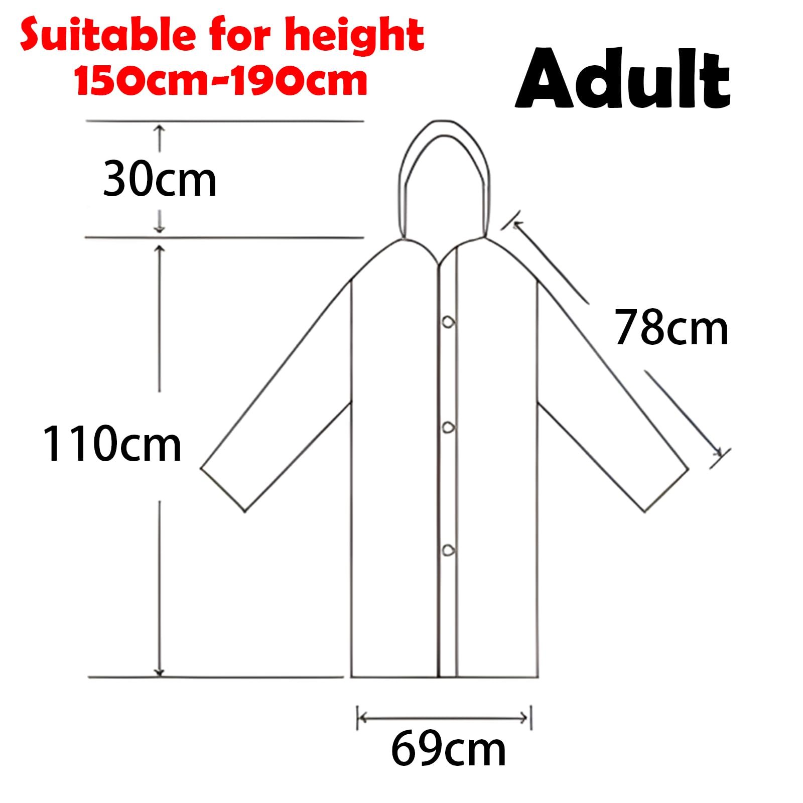 Детский дождевик LHLZNB для девочек и мальчиков, пончо, водонепроницаемый, портативный дождевик для взрослых, дождевое пончо, водонепроницаемый плащ с капюшоном и рукавами, фото №2 Детский дождевик LHLZNB для девочек и мальчиков, пончо, водонепроницаемый, портативный дождевик для взрослых, дождевое пончо, водонепроницаемый плащ с капюшоном и рукавами, фото №2