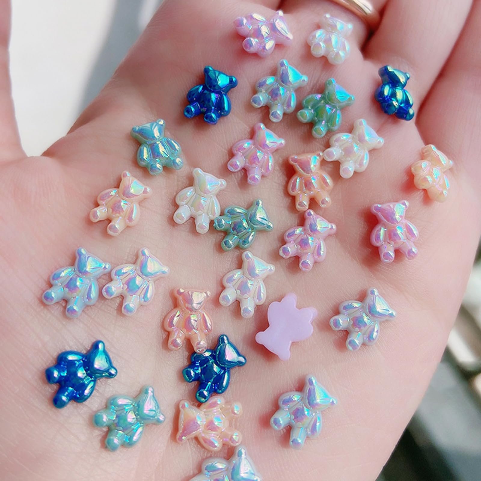 Прикраси для мистецтва з смоли, ведмедики Гаммі з Rhinestone, фото №6