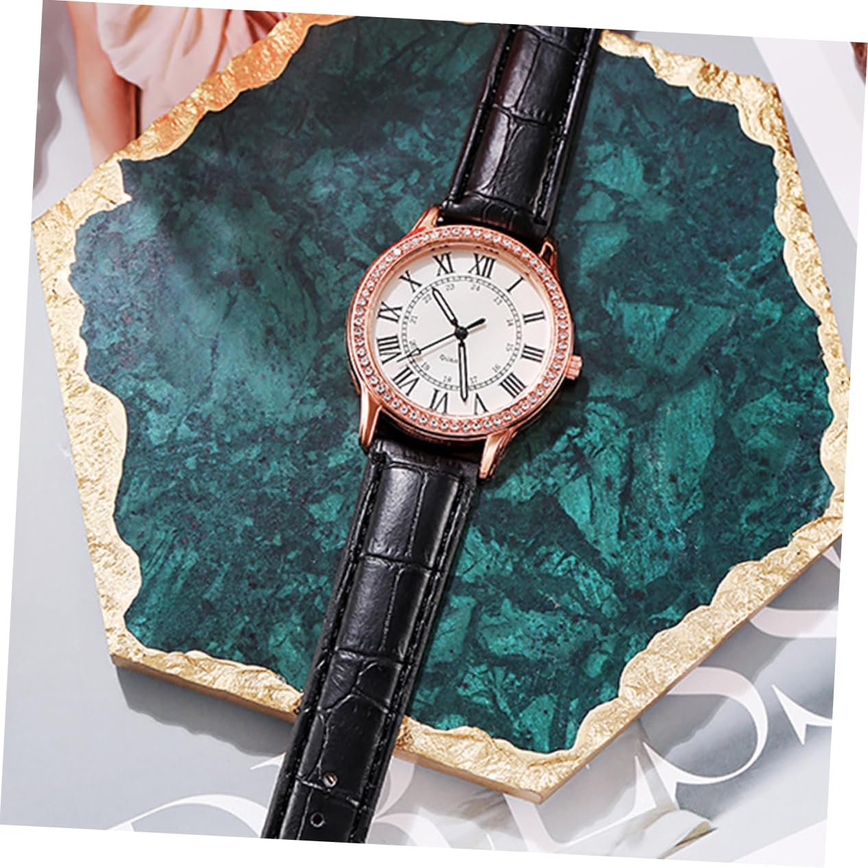 Жіночий годинник LIFKOME Кварцовий Чорний, фото №7