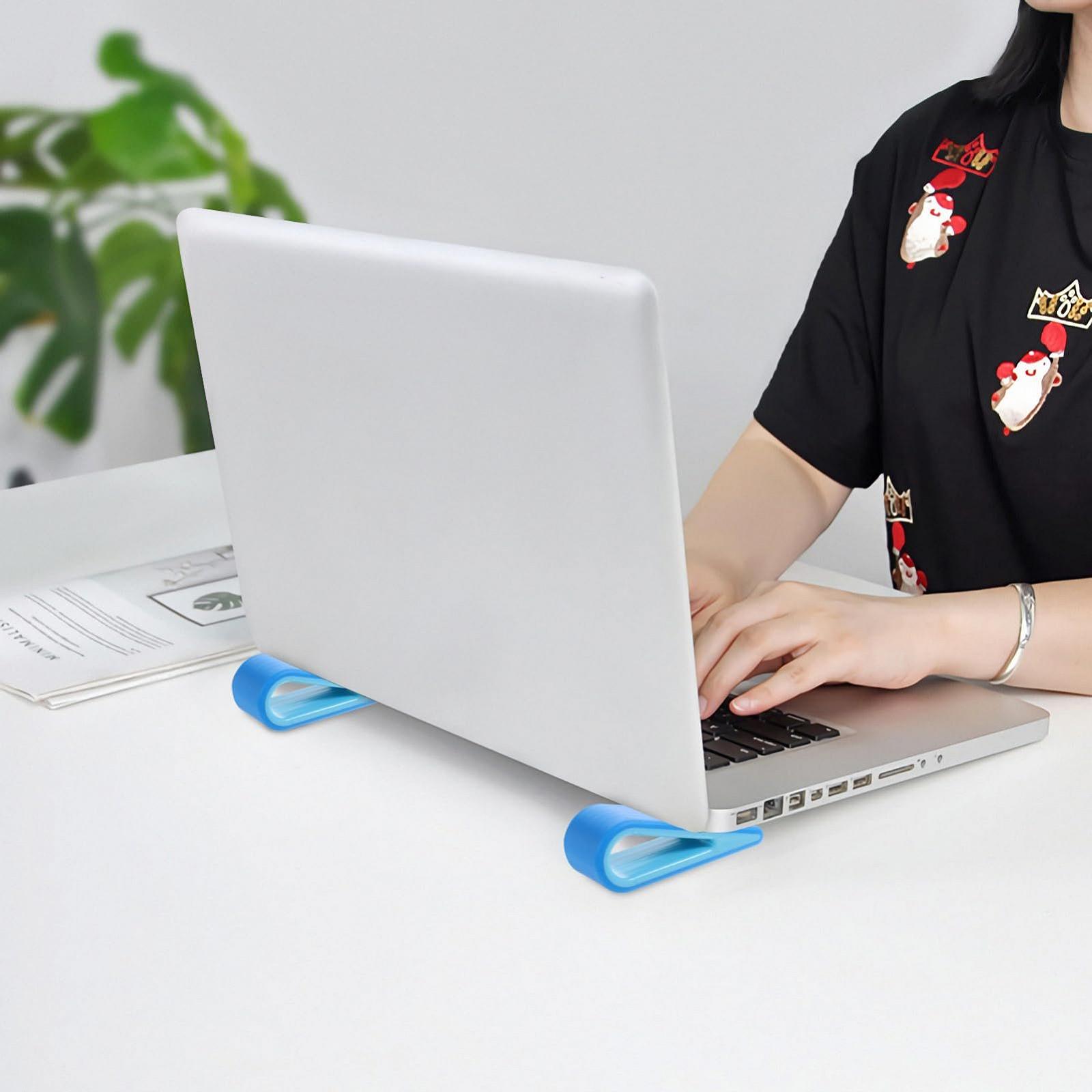 Підставка для ноутбука LALAFINA Пластикова Тримач для ноутбука з органайзером для кабелів Ергономічна, фото №5