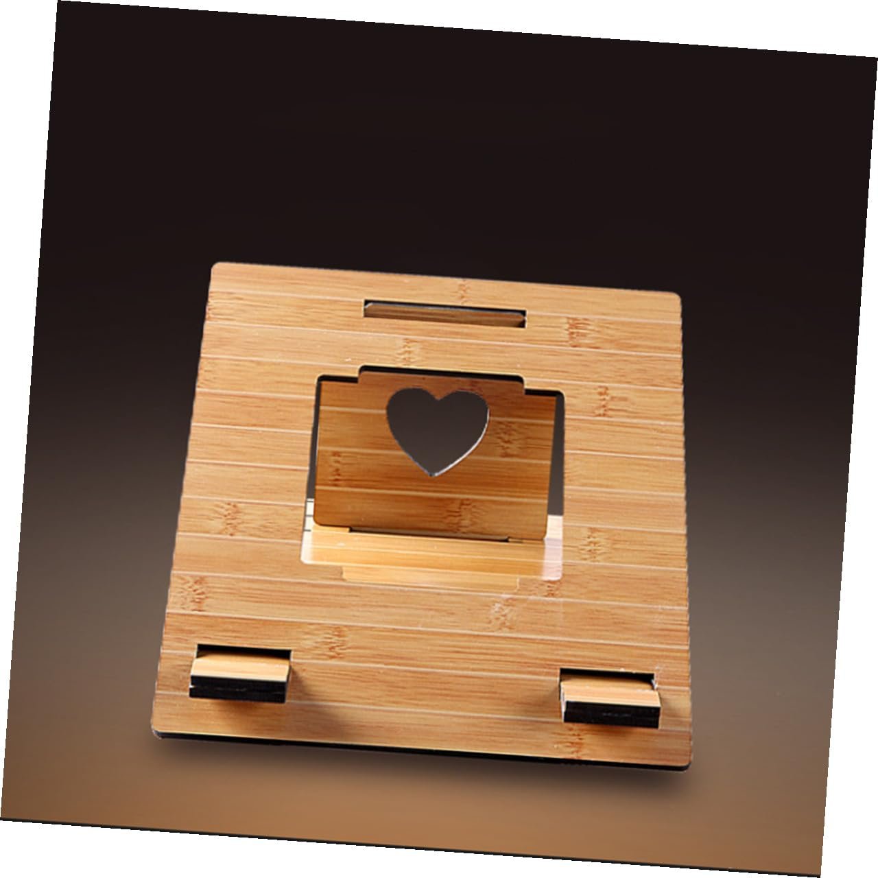 Підставка для ноутбука Дерев'яна портативна Міцна Легка Практична для офісу дому дивану та подорожей Сумісна Проста у використанні, фото №4