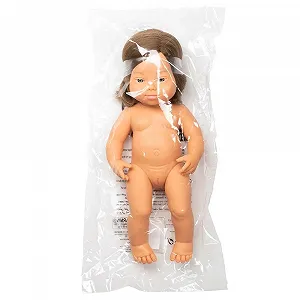 Лялька Miniland Дівчина європейка 38 см зі синдромом Дауна 31088 synthetic.ua - Фото 1