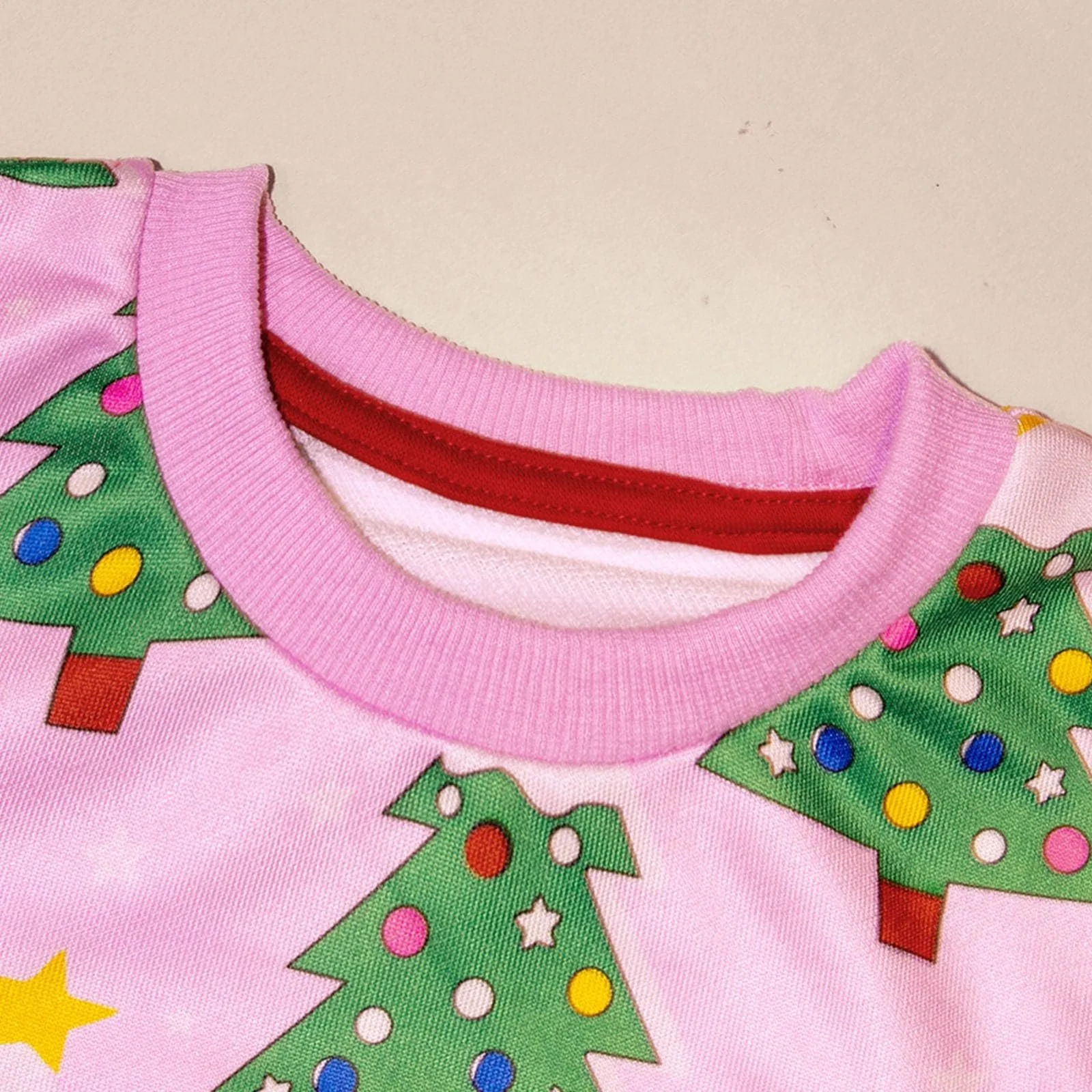 Джемпер Generisch для девочек, детский свитшот, повседневный рождественский джемпер для девочек, свитшот с длинными рукавами и принтом, повседневный джемпер с круглым вырезом для зимы, фото №5