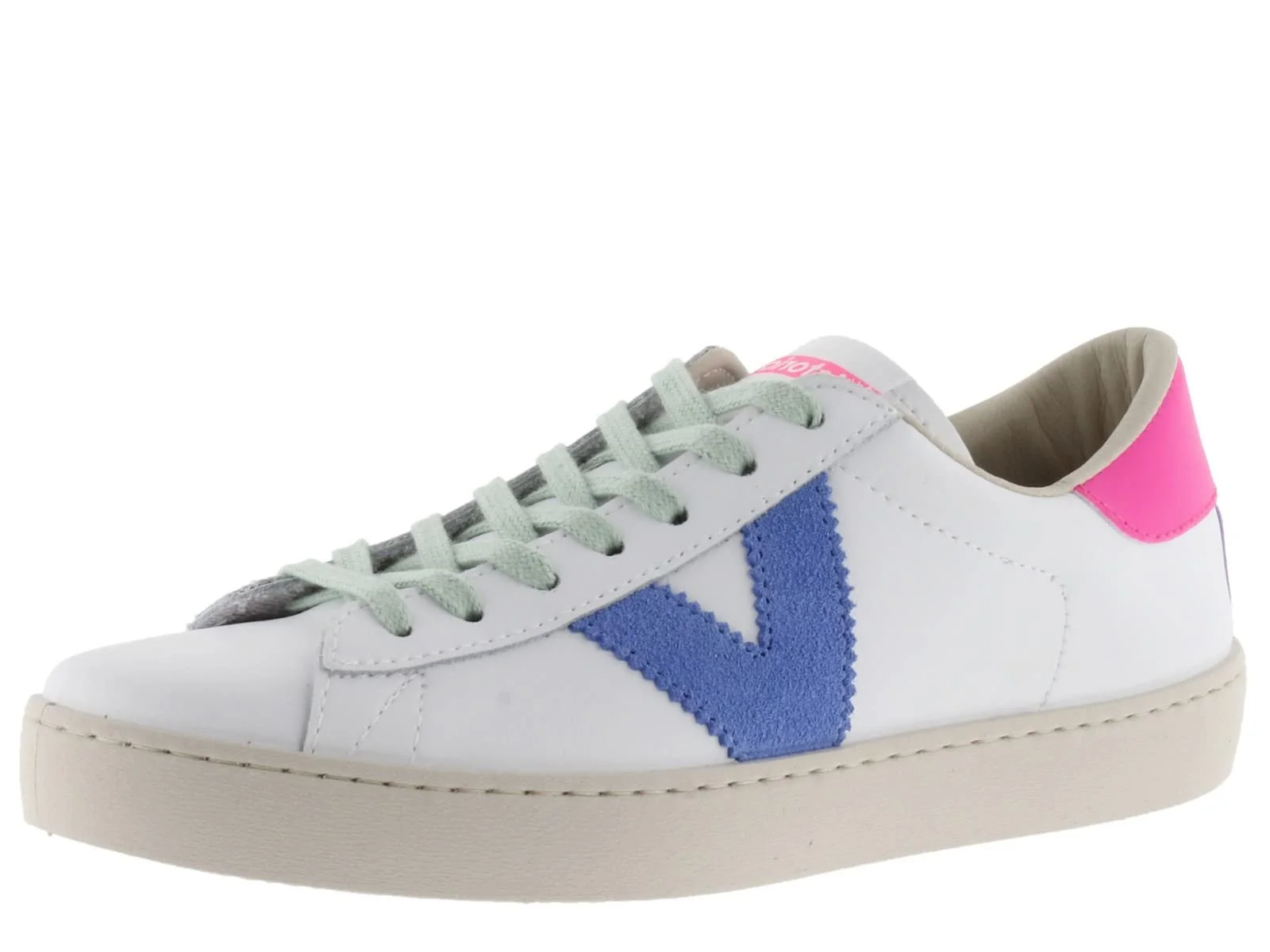 Низькі Кеди Victoria Berlin Шкіра та Контрастні Деталі & Спліт Шкіряний Носок 1126142, фото №1