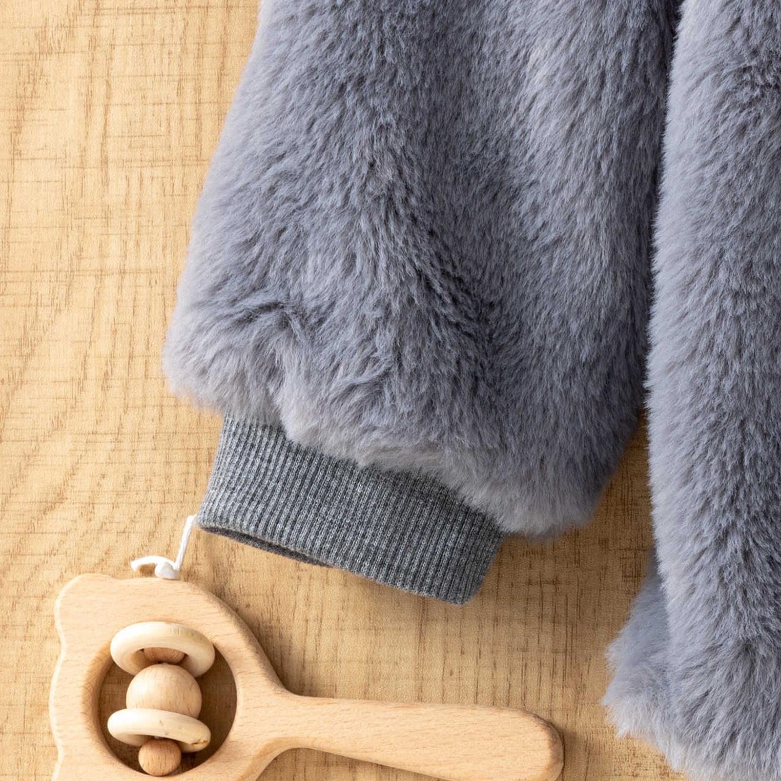 Флисовая куртка для мальчиков и девочек Модная цветная куртка с молнией, плюшевый теплый верх с длинными рукавами и капюшоном, повседневная детская мягкая теплая куртка (1-6 лет), фото №4 Флисовая куртка для мальчиков и девочек Модная цветная куртка с молнией, плюшевый теплый верх с длинными рукавами и капюшоном, повседневная детская мягкая теплая куртка (1-6 лет), фото №4