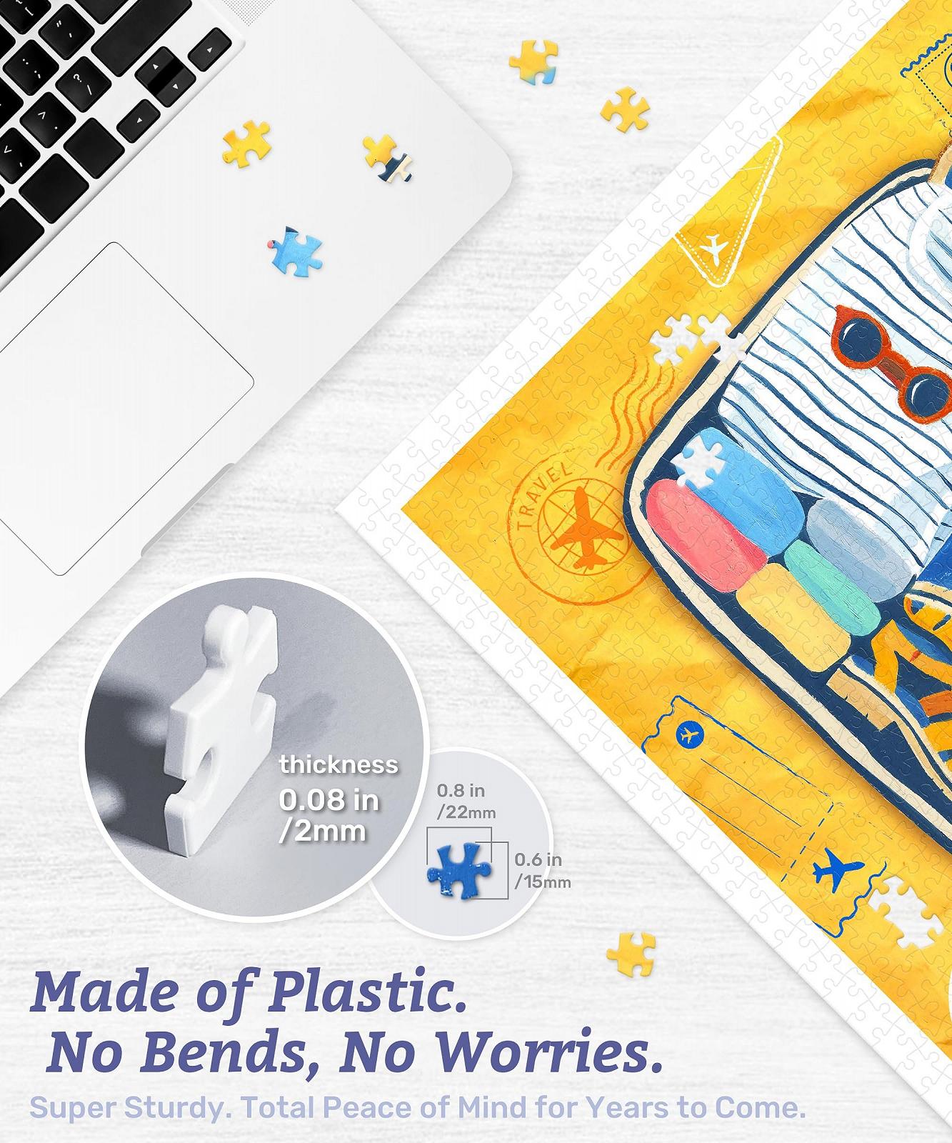 Пазл PieceRelax Image World Colourful Lake House [H3518] 1200 елементів 58.9 x 44.7 см, фото №6