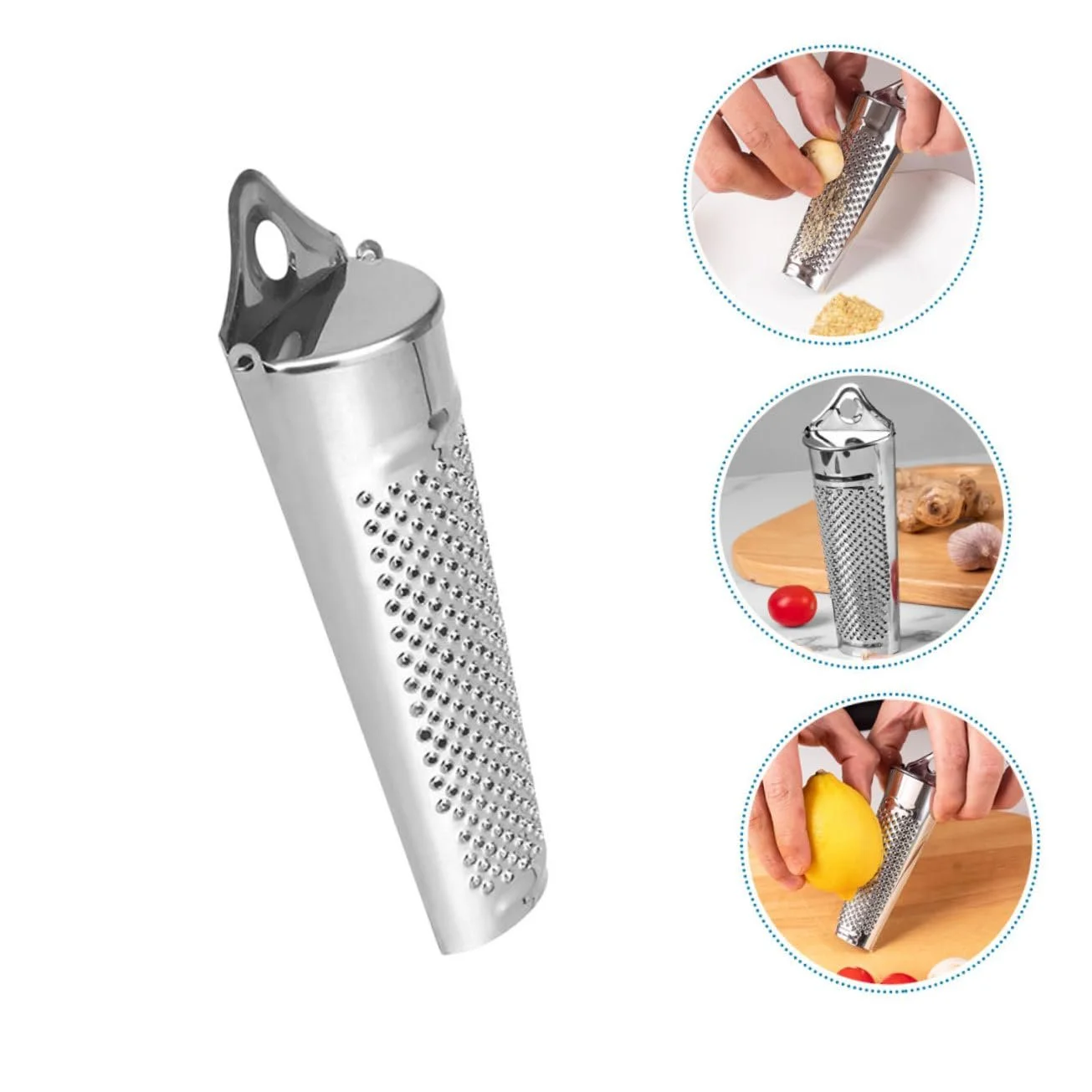 Терка Edelstah Multifunktional для імбиру, часнику, цедри лимона, сиру, горіхів та фруктів, фото №3 Терка Edelstah Multifunktional для імбиру, часнику, цедри лимона, сиру, горіхів та фруктів, фото №3