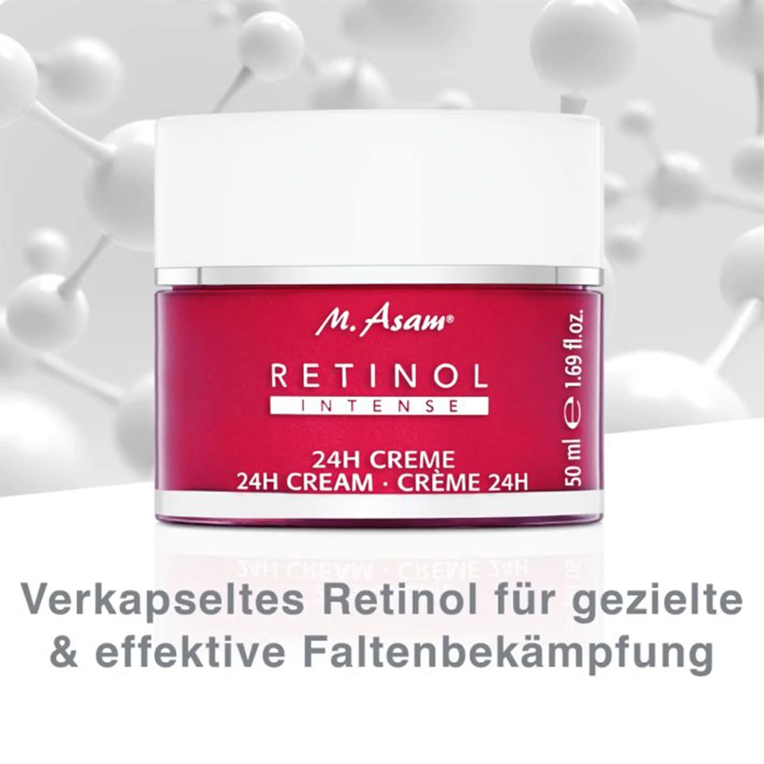 Крем для обличчя 24 години проти зморщок M. Asam Retinol Антивіковий Стимулює вироблення колагену 50 мл, фото №3 Крем для обличчя 24 години проти зморщок M. Asam Retinol Антивіковий Стимулює вироблення колагену 50 мл, фото №3