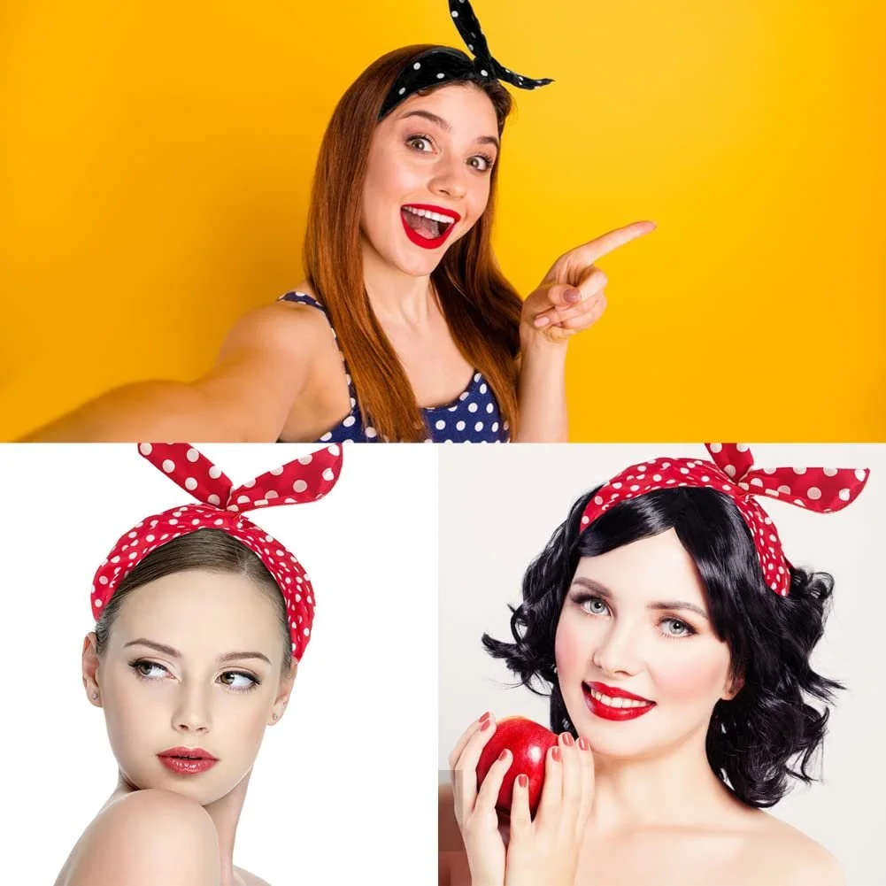 Пов'язка на голову В горошок Мила, фото №3