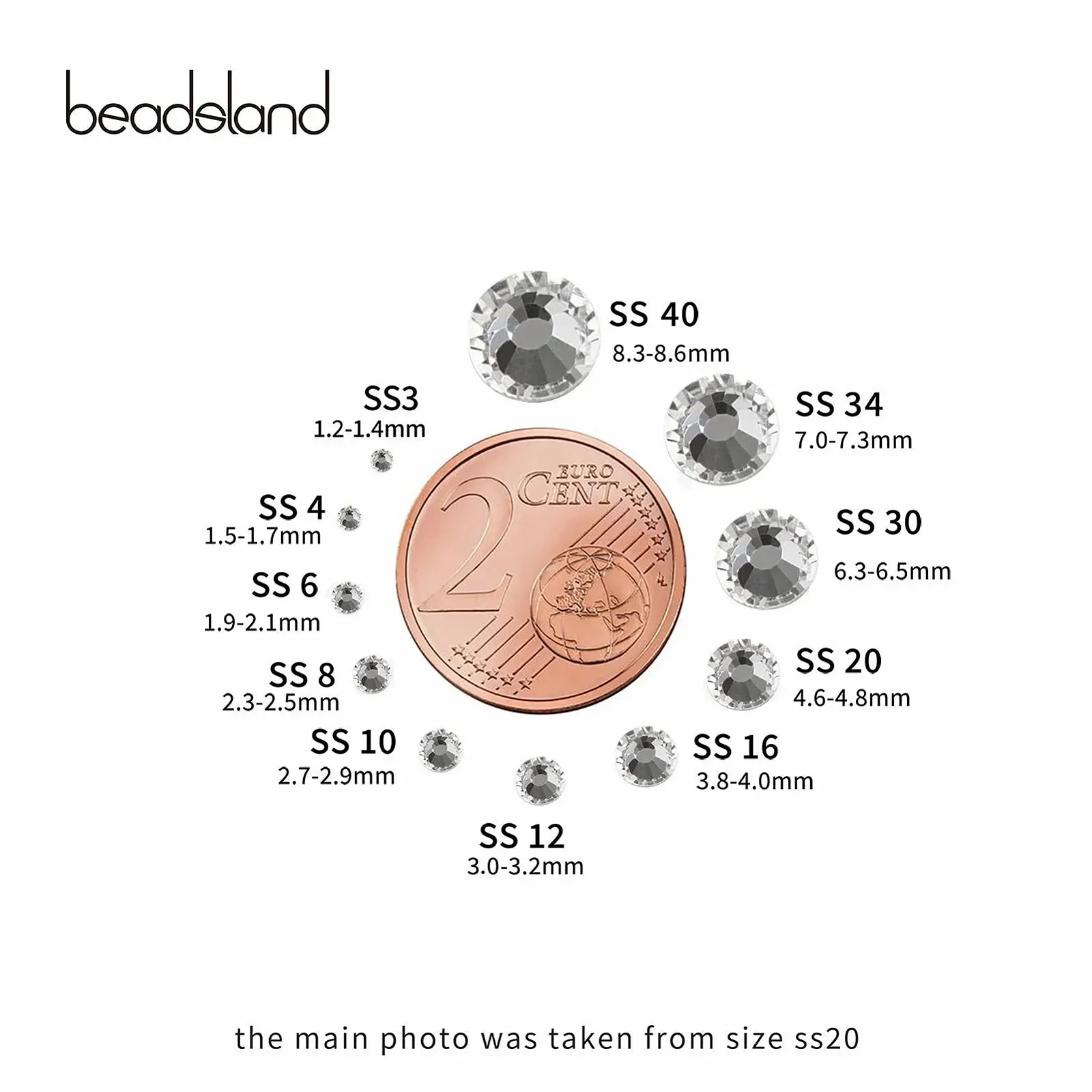 Стрази круглі Kristall з пласкою задньою стінкою SS30 (6,4–6,6 мм) Crystal 288 штук, фото №3 Стрази круглі Kristall з пласкою задньою стінкою SS30 (6,4–6,6 мм) Crystal 288 штук, фото №3