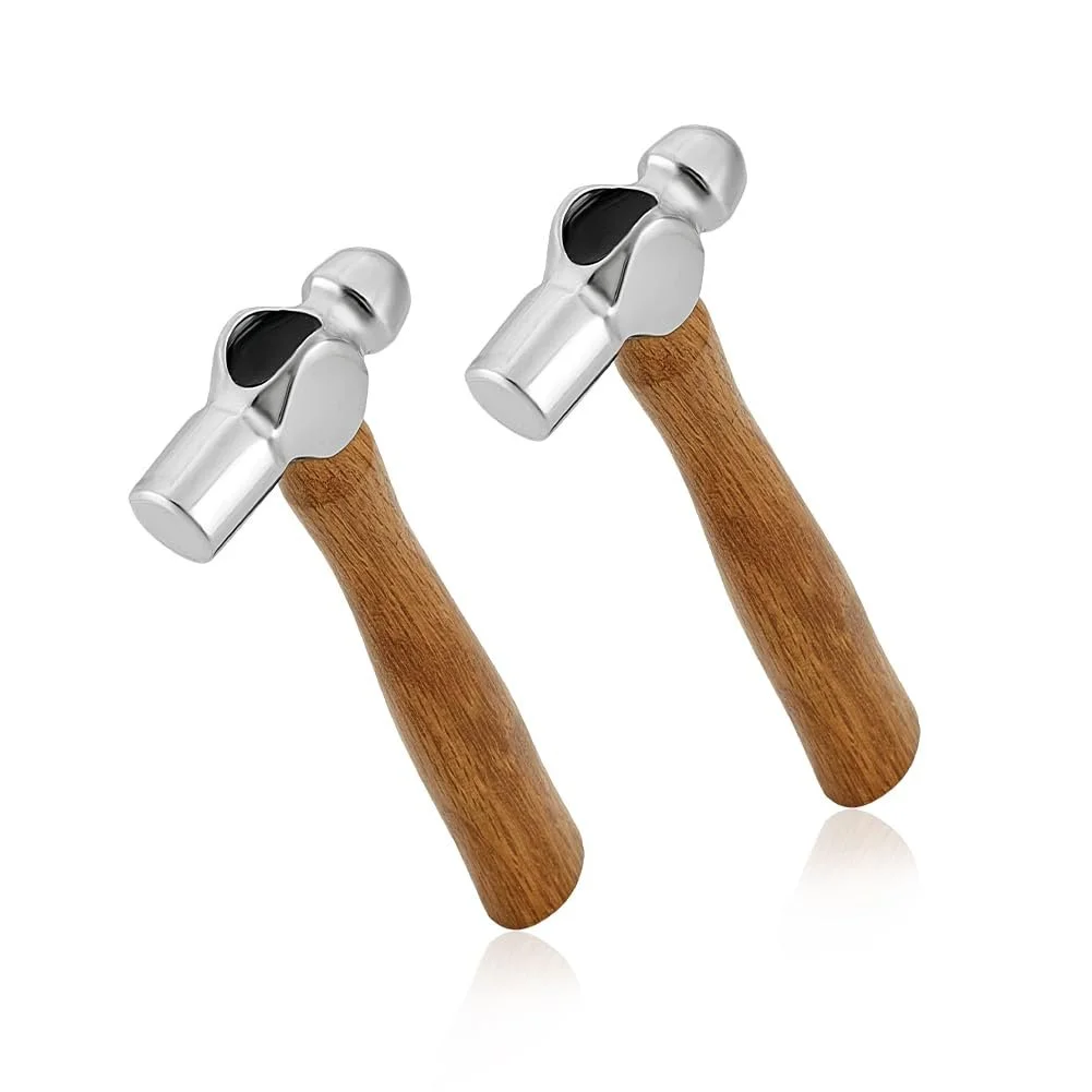 Молоток с шариковым бойком PH PandaHall Mini 4 oz Carbon Steel 15.8 см (2 шт.), фото №1 Молоток с шариковым бойком PH PandaHall Mini 4 oz Carbon Steel 15.8 см (2 шт.), фото №1