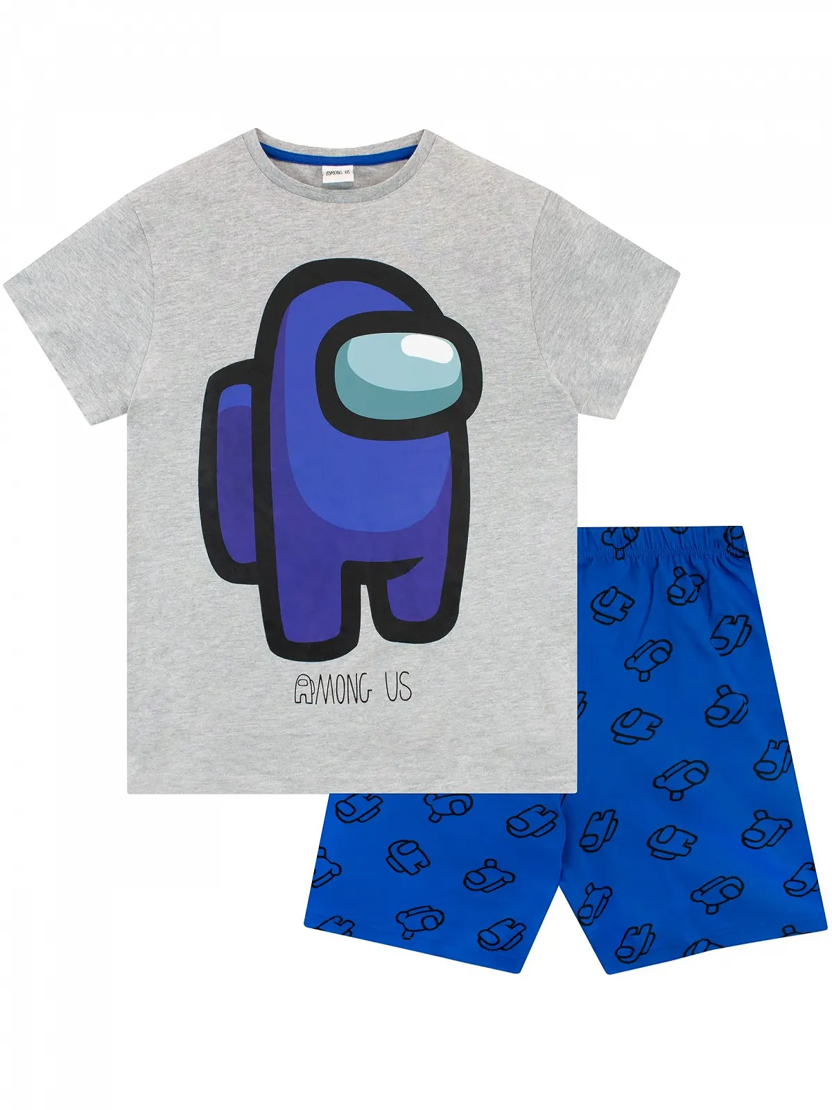 Пижама Among Us для мальчиков, короткая одежда для сна для детей, фото №1