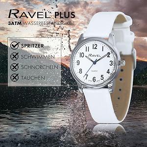 Годинник Ravel Plus Унісекс з Ремінцем з Мікрофібри Шкіри synthetic.ua - Фото 1