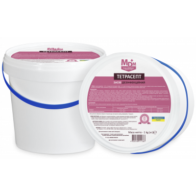 Средство дезинфекционное Тетрасепт MDM 1 кг, фото №1