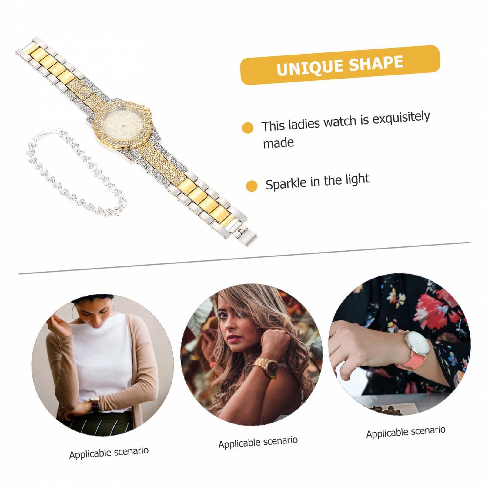 Жіночий годинник OATIPHO Набір Годинник і еластичний браслет, фото №8 Жіночий годинник OATIPHO Набір Годинник і еластичний браслет, фото №8