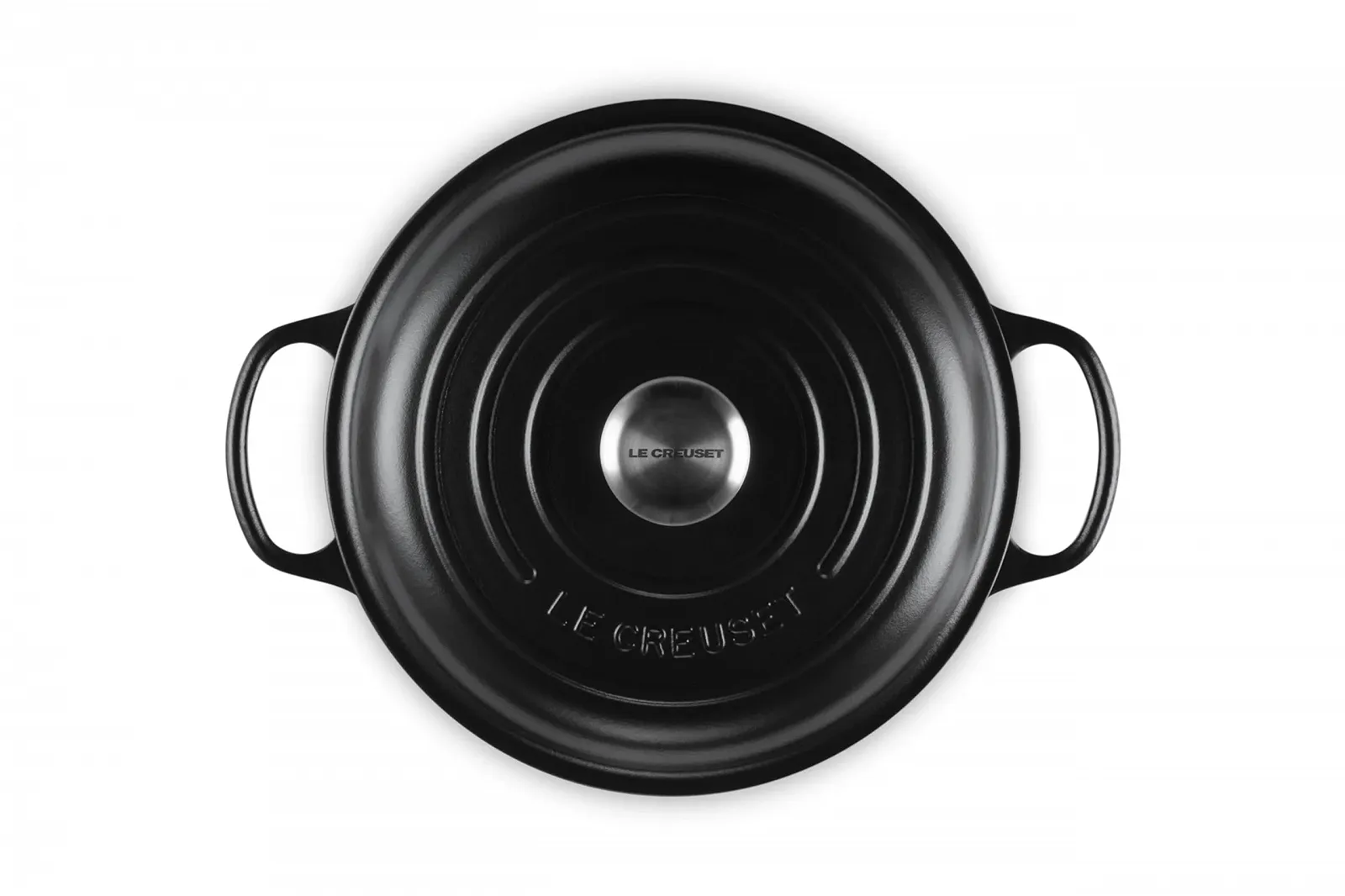 Кастрюля Le Creuset Signature 21180260002430 чугунная Gourmet Professional круглая 26 см 2,2 л Matte Black, фото №2