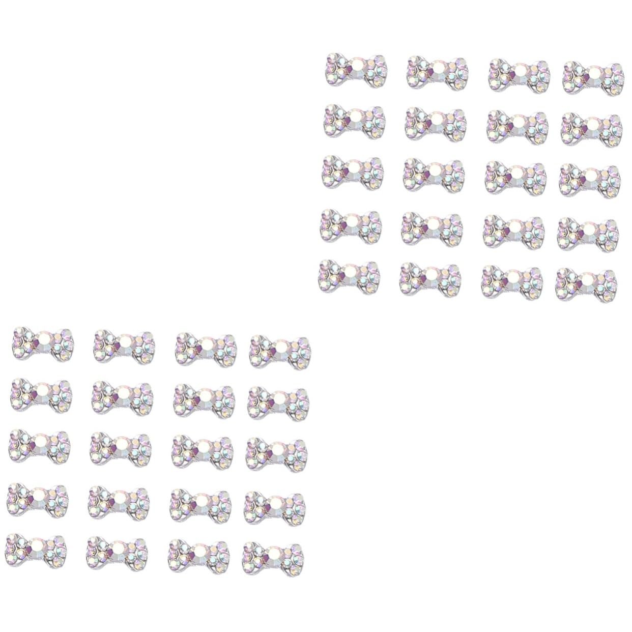 Наклейки для ногтей Healvian 40 шт., украшения для маникюра, аксессуары, 3D стразы, фото №1