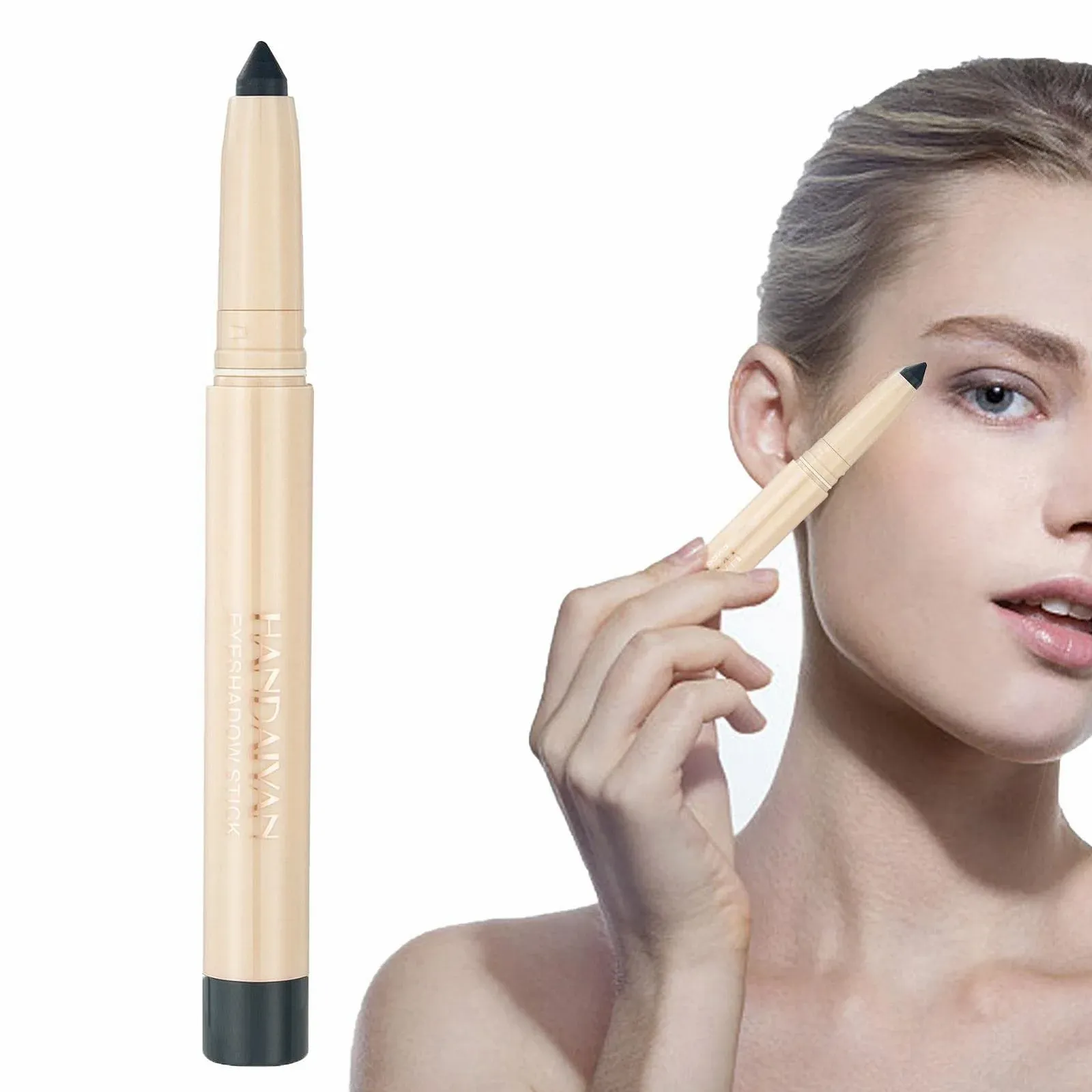 Карандаш для глаз 10 цветов, каял с блестками., фото №4