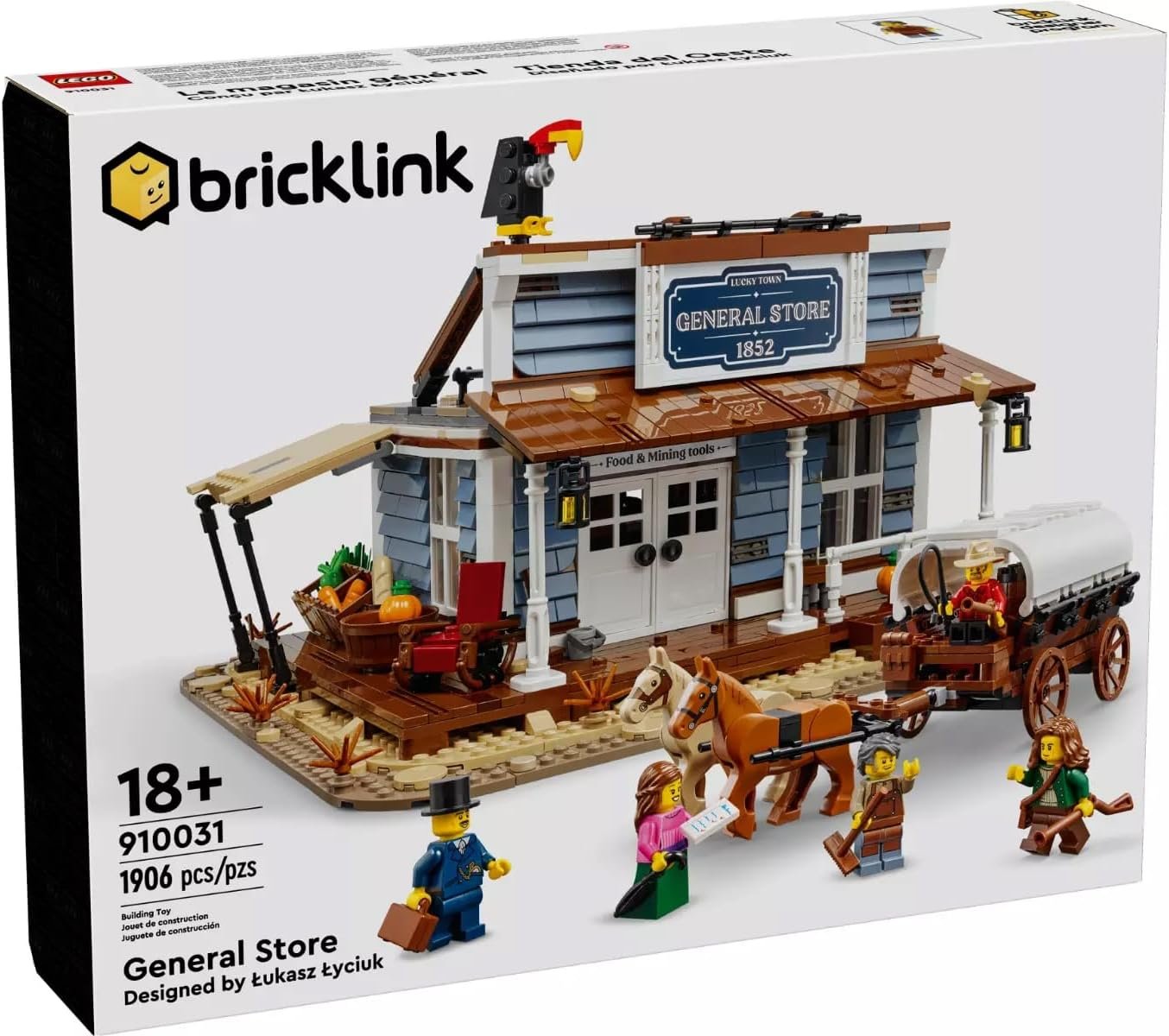 Конструктор LEGO BrickLink 910031 Универсальный магазин 1906 Деталей, фото №5