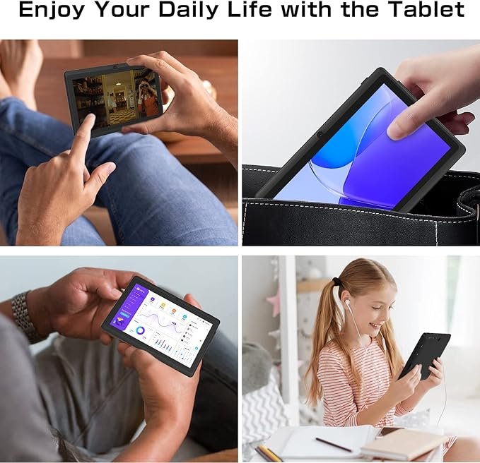 Планшет 7" PRITOM K7 (2+2)/32Gb 4 ядра Android 13 Black, фото №5