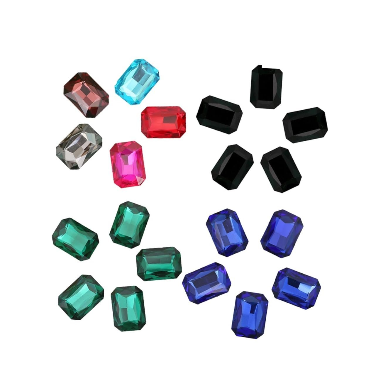 Стрази PLAFOPE Різнокольорові 50 шт., фото №6