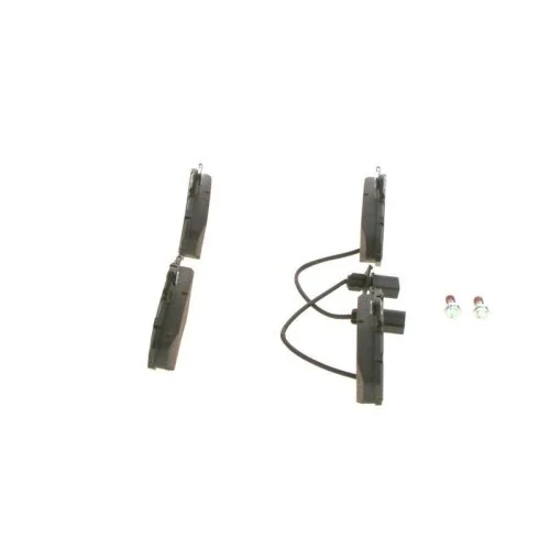 Комплект гальмівних колодок дискового гальма BOSCH 0 986 494 042 для AUDI SEAT VW, передня вісь, фото №4