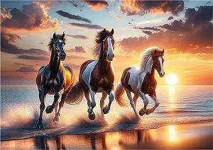 Дерев'яний пазл WOODEN.CITY Wild Horses on the Beach 1000 елементів 53,9 x 39,4 см ціна на synthetic.ua - Фото 1 Дерев'яний пазл WOODEN.CITY Wild Horses on the Beach 1000 елементів 53,9 x 39,4 см synthetic.ua - Фото 1