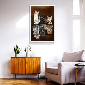 Пазл Cat Reflection Дерев'яний 1000 елементів synthetic.ua - Фото 1