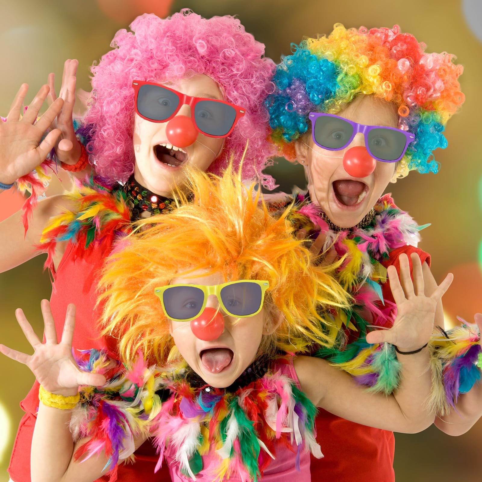 Сонцезахисні окуляри SoundZero Набір з 7 різнокольорових неонових ретро, фото №6