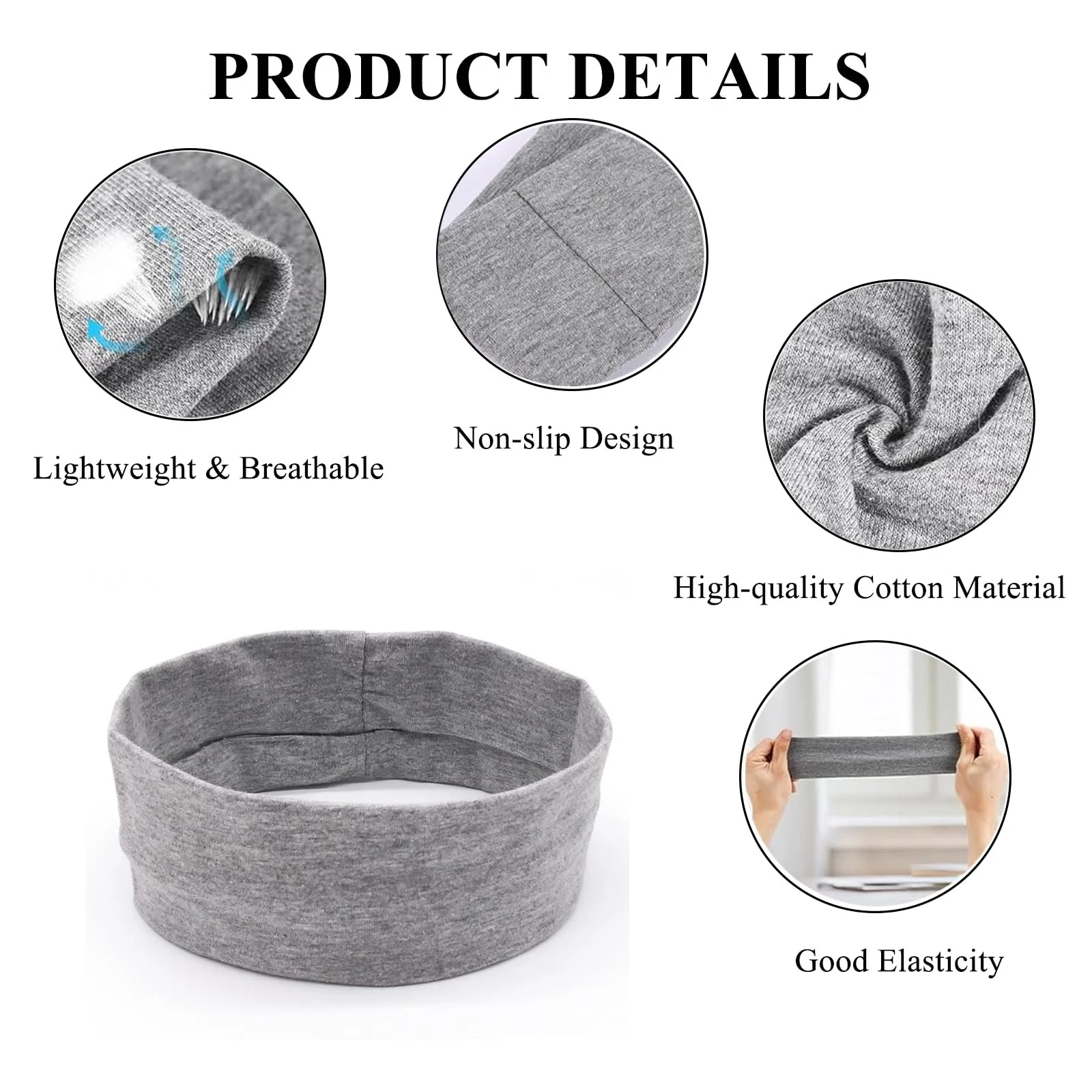 Набір спортивних пов'язок на голову для жінок, фото №3