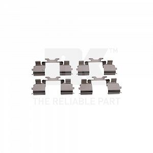 Комплект аксесуарів, гальмівні колодки NK 79231725 Передня та задня вісь - Фото 1