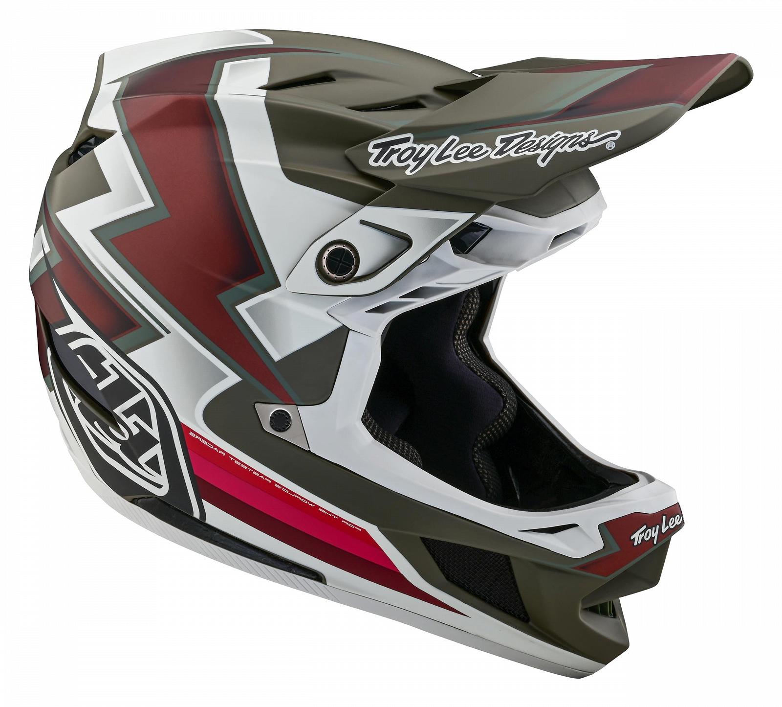 Шлем MTB Troy Lee Designs D4 Composite, унисекс, для взрослых, синий, XL, фото №7