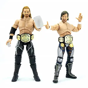 Набір фігурок AEW Unrivaled Collection Tag Team Pack Kenny Omega та Hangman Adam Page з аксесуарами Мультиколор synthetic.ua - Фото 1