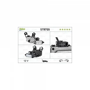 Мотор стеклоочистителя VALEO 579705 оригинальный для AUDI задний - Фото 1