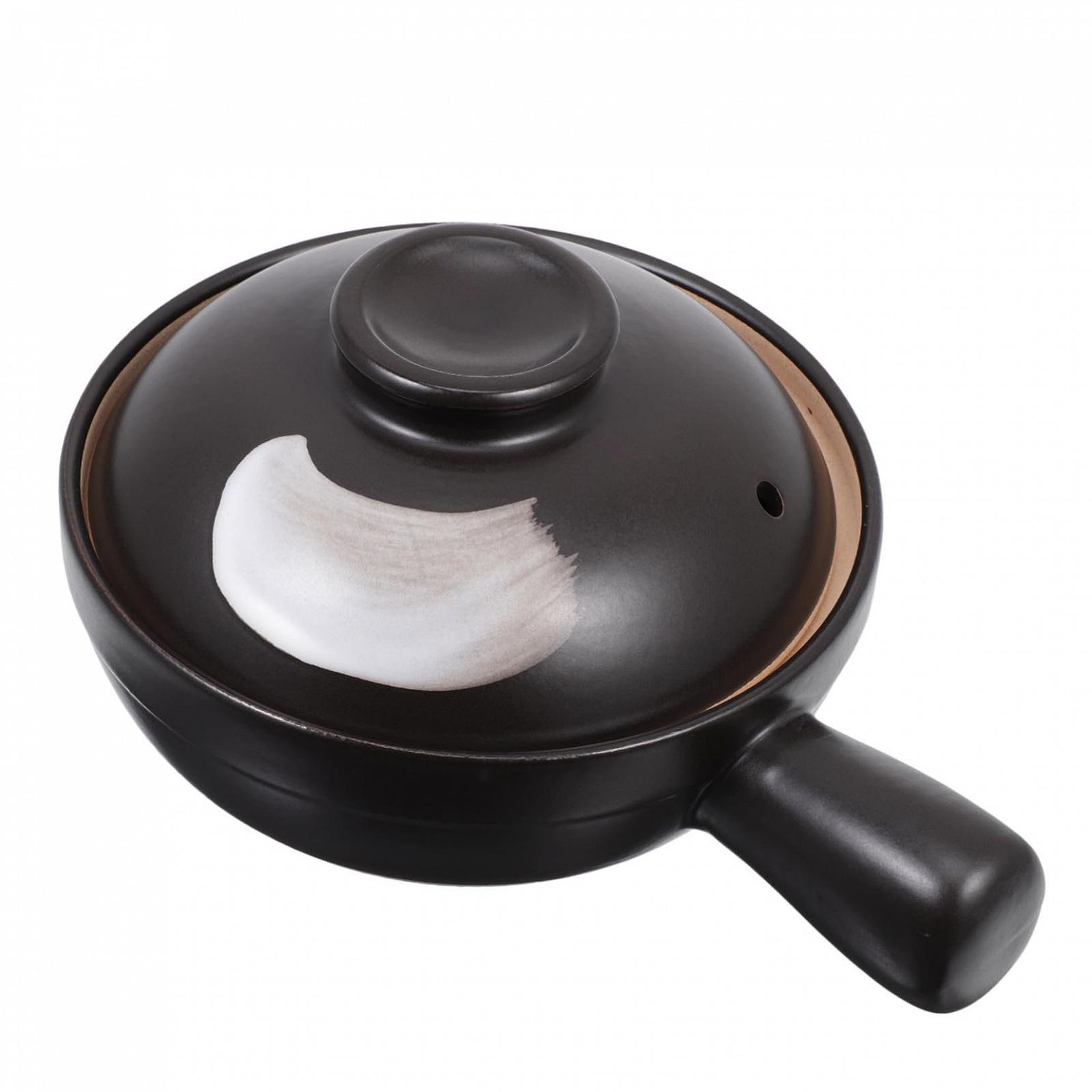 Ківш керамічний TOYANDONA з кришкою енергозберігаючий жаростійкий, фото №1